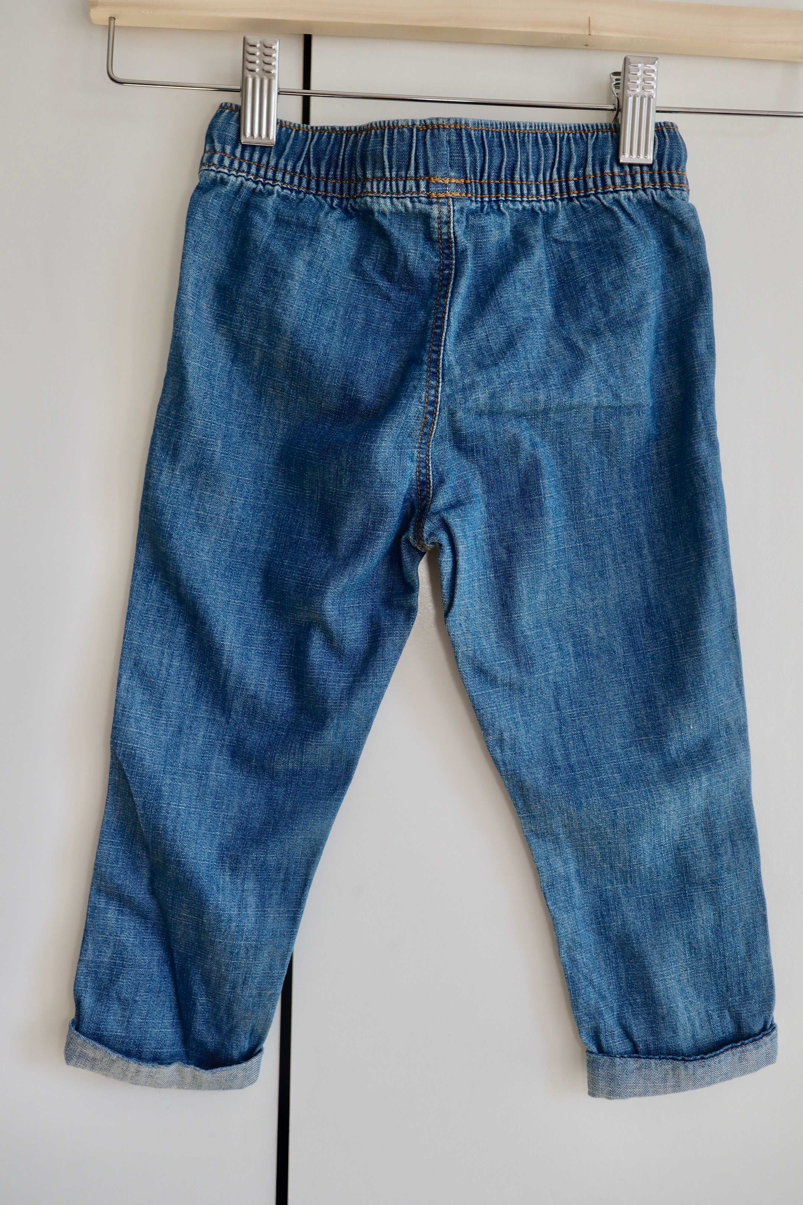 Spodnie jeansowe chłopięce rozmiar 80-86, nowe #124
