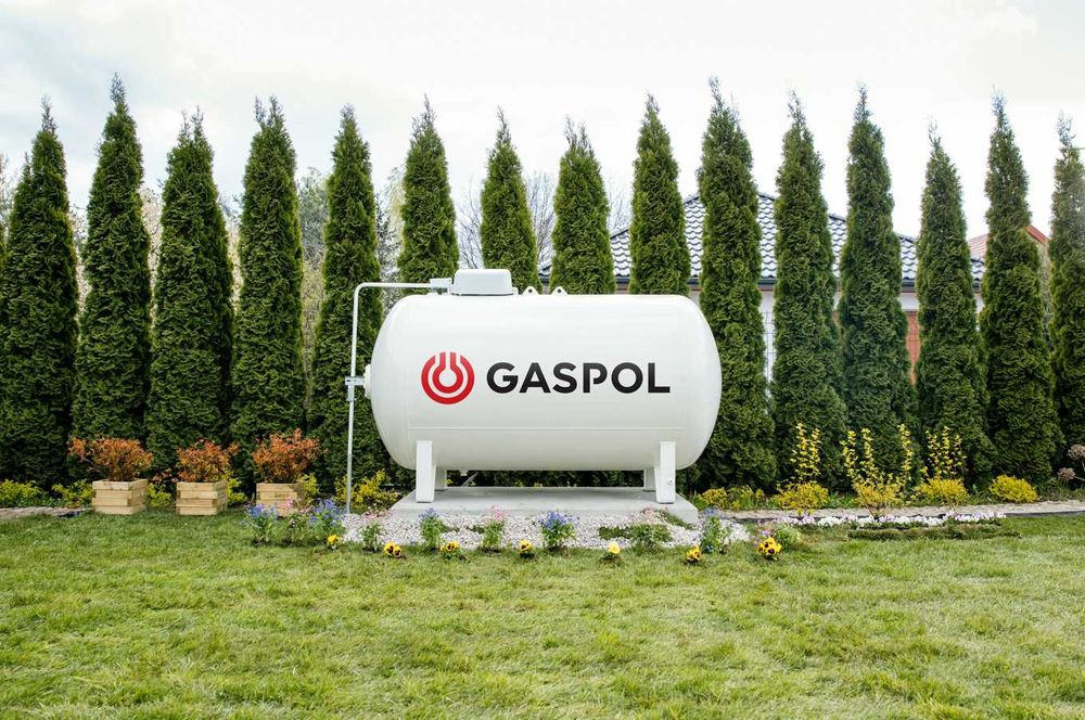 Ogrzewanie domu gazem LPG- zbiornik (butla) z instalacją na propan