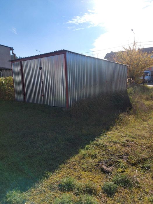 garaż, blaszak, ocynk, duży garaż 4x6