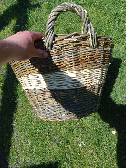 Кошики плетені з цільної лози для фруктів овочів квітів опт/роздріб