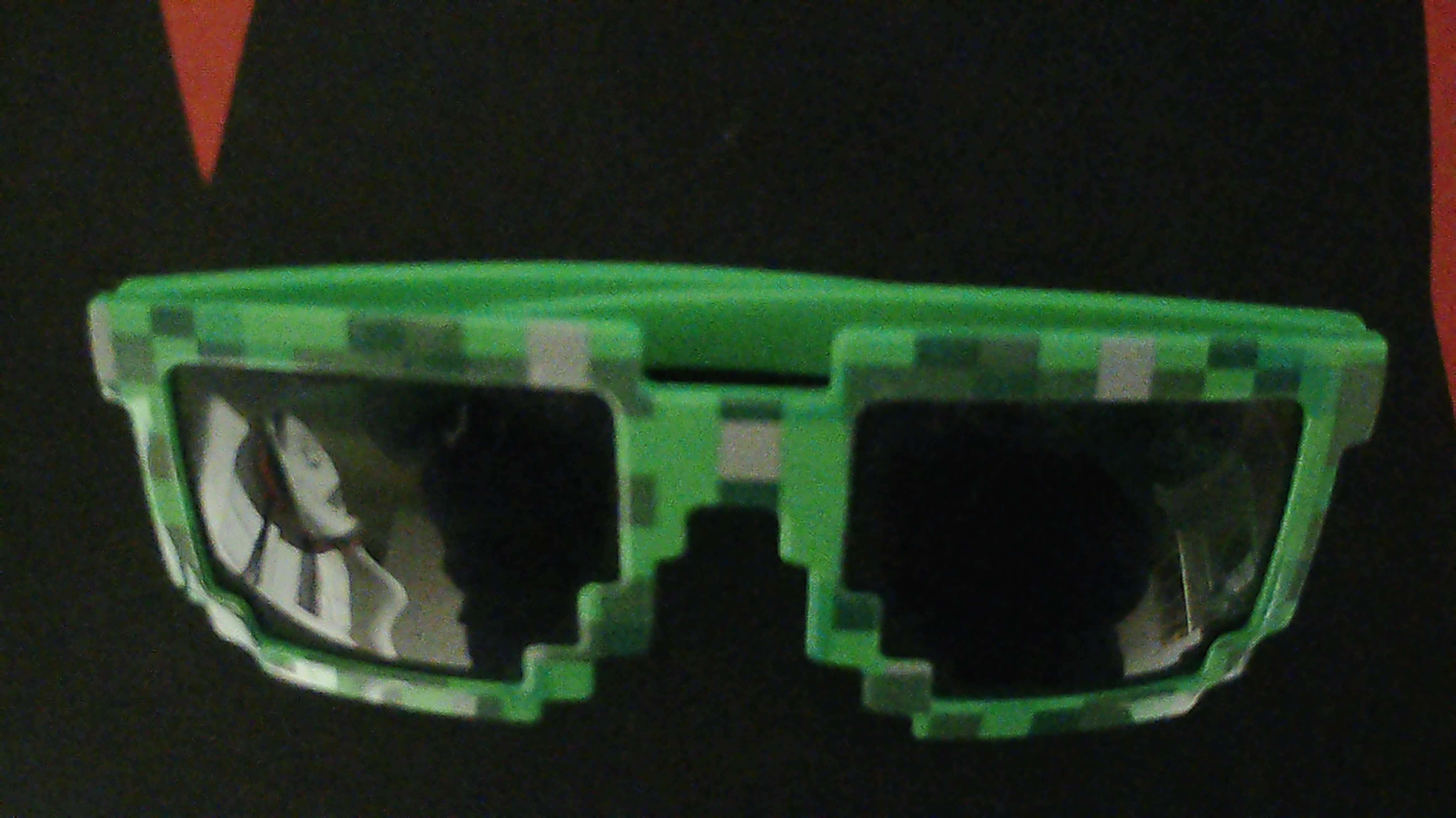 Okulary Minecraft Creeper Style