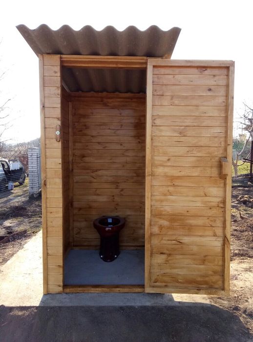 Летний дачный душ туалет. Готовые решения. Подземная + наземная часть