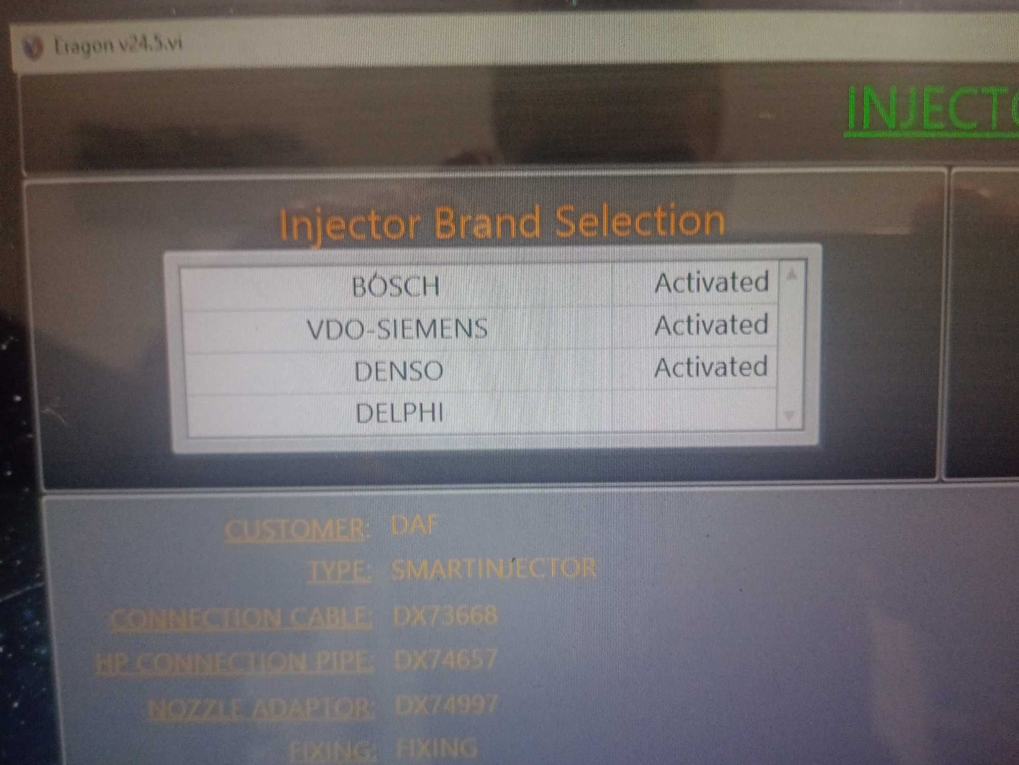 Stół probierczy Eragon Nova Ditex kodowanie