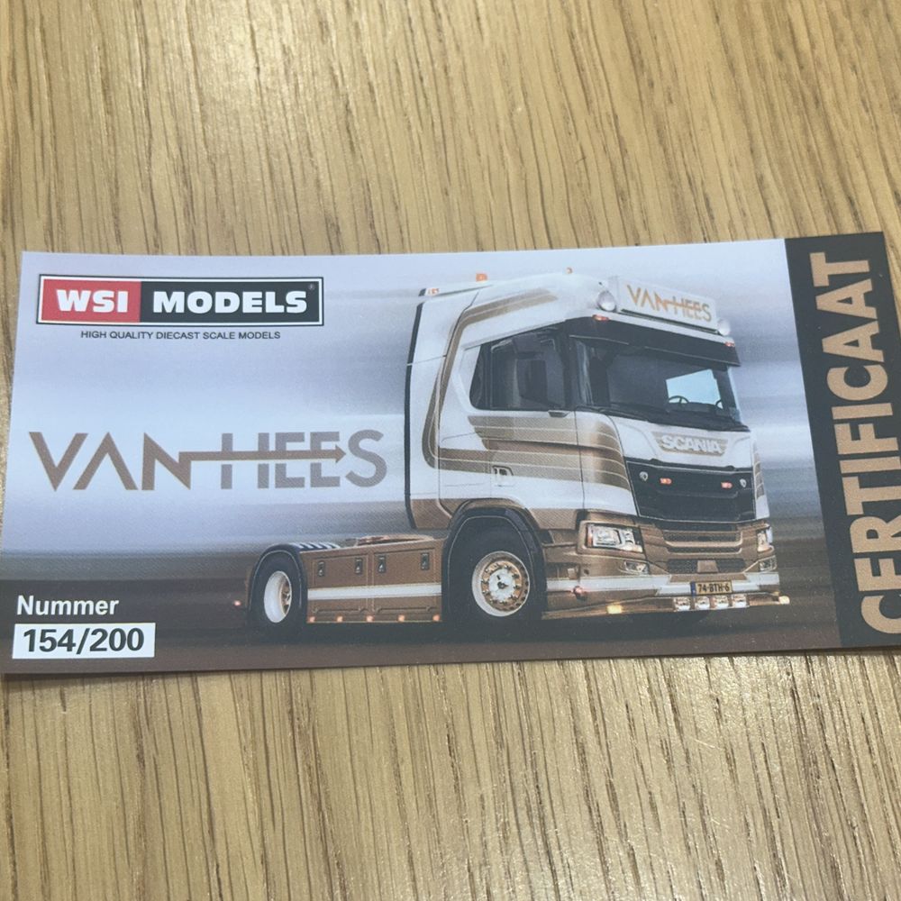 Model 1:50 WSI Scania R Highline 4x2