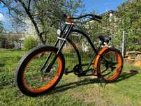 Plumbike męski rower miejski GRAND CHOPPER szerokie koła 26 jak nowy