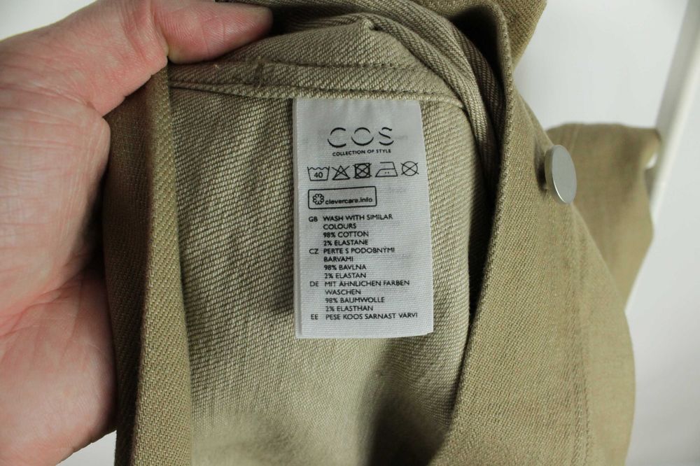 Стильова Джинсова куртка COS Relaxed Fit Two-pocket Jacket Розмір S-М