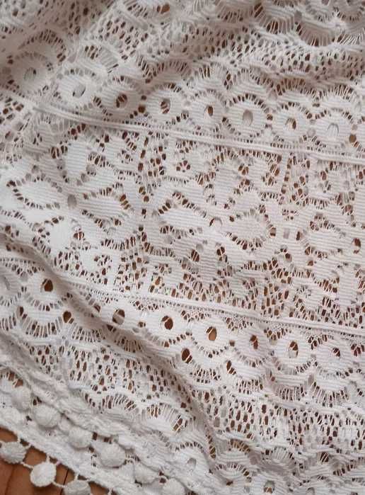 Letnie szorty koronkowe H&M rozmiar XS kolor kremowy
