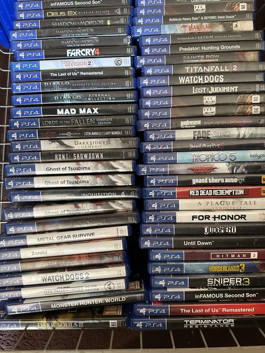 Bogata kolekcja gier Playstation 3 4 slim Pro Ps5 Sprzedam zamienię