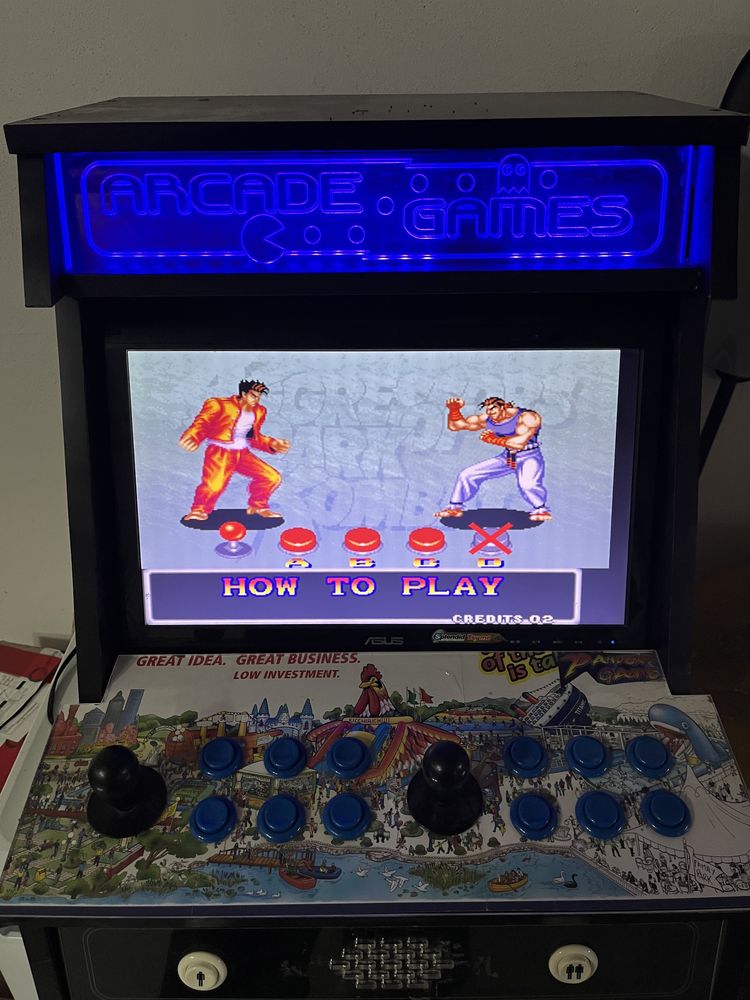 Consola de jogos Arcade