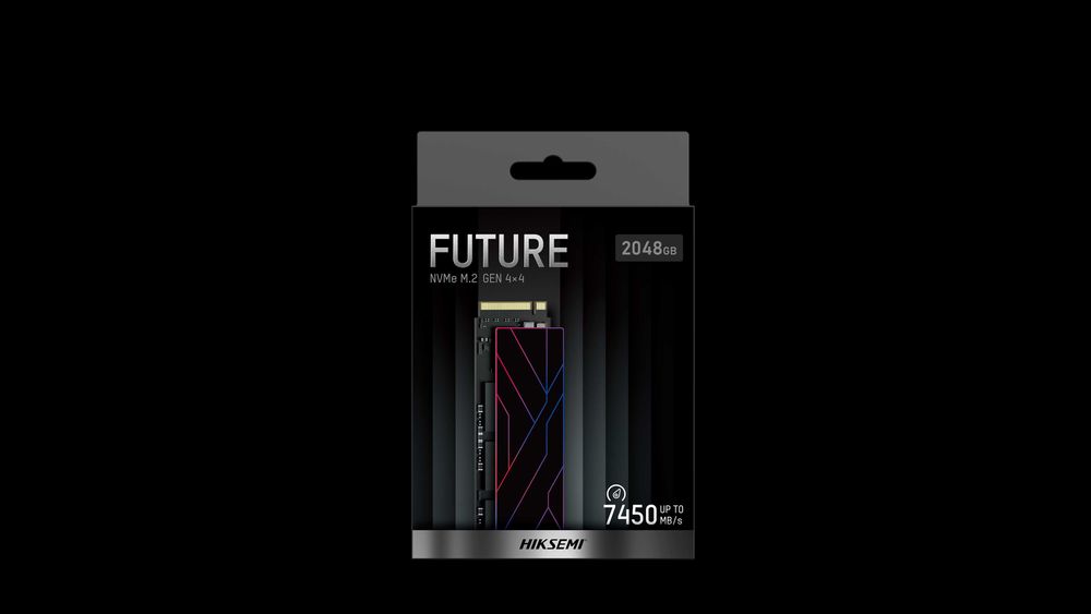 SSD PCIe NVMe 4.0 HIKSEMI FUTURE 2TB Leitura 7450MB/s escrita 6750MB/s