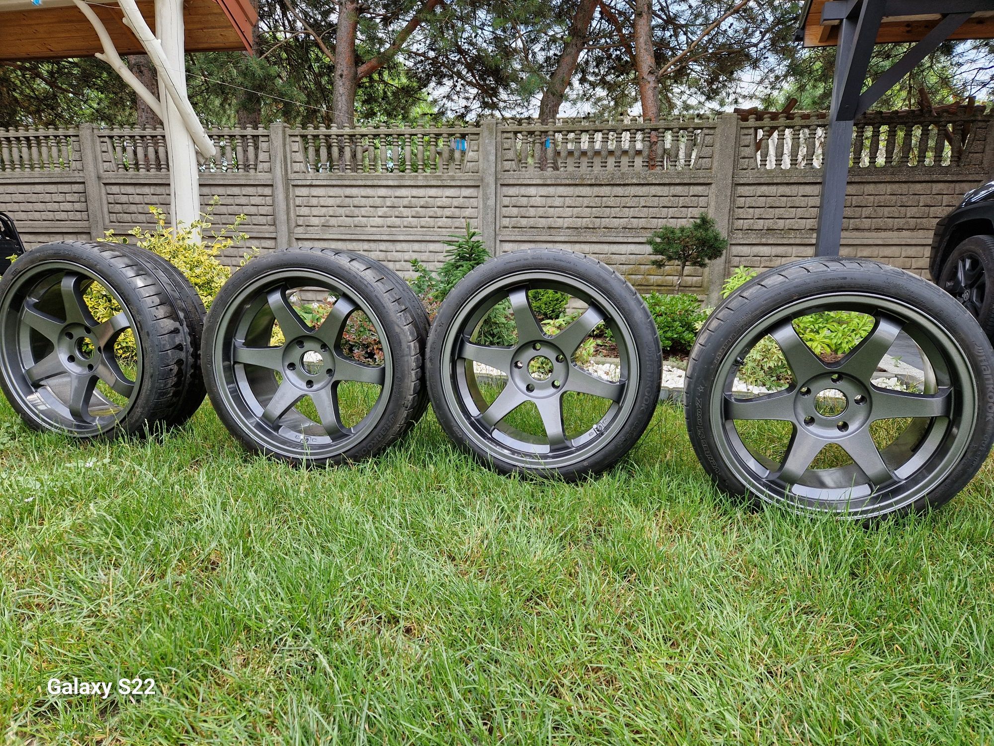 Felgi japan racing3 ,18 cali +opony 245/40, jak nowe