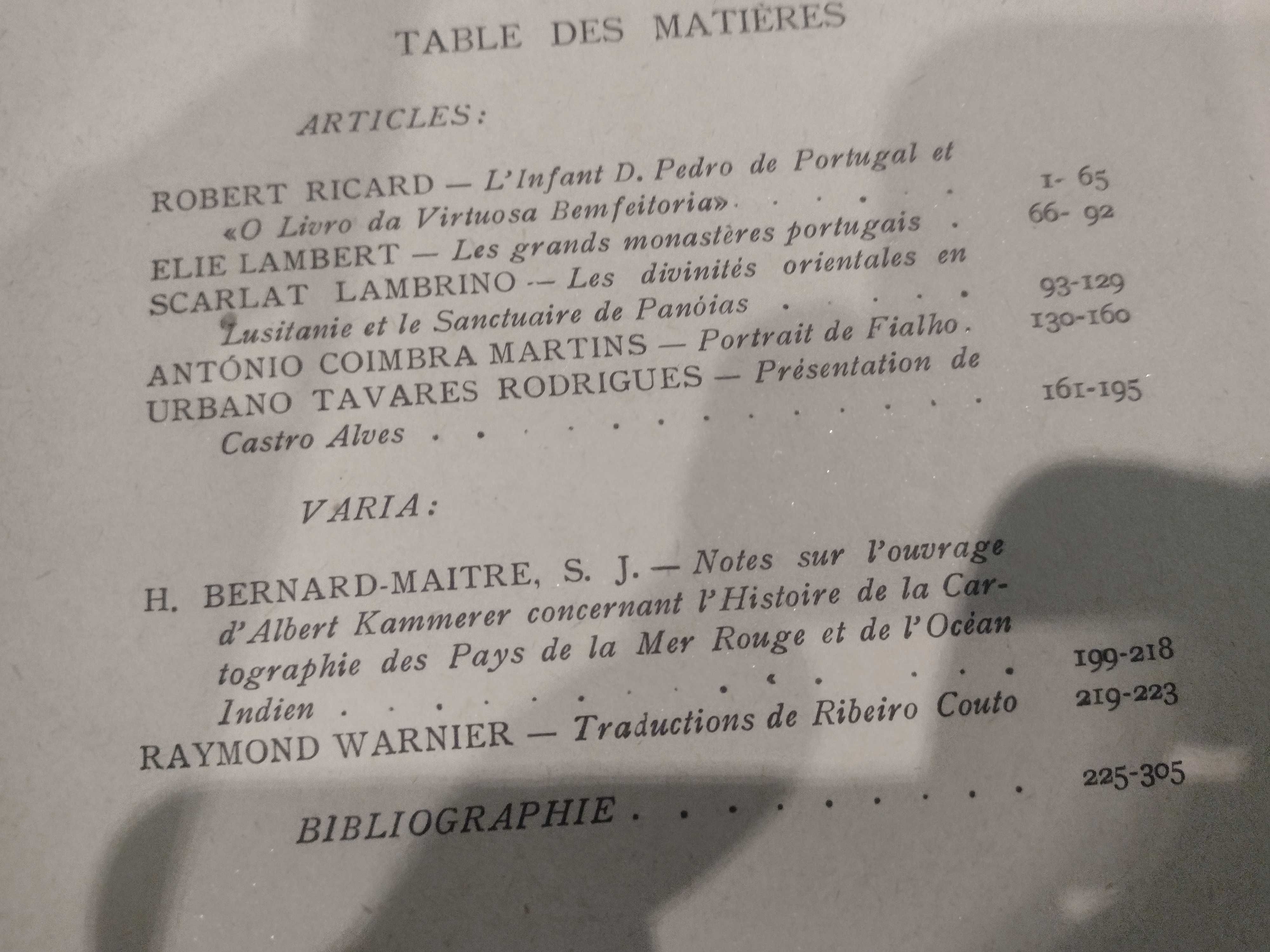Bulletin des Etudes Portugaises et de L´Institut Français au Portugal
