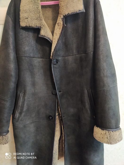 Дубленка мужская XXXXL , натуральная,одета 2 раза