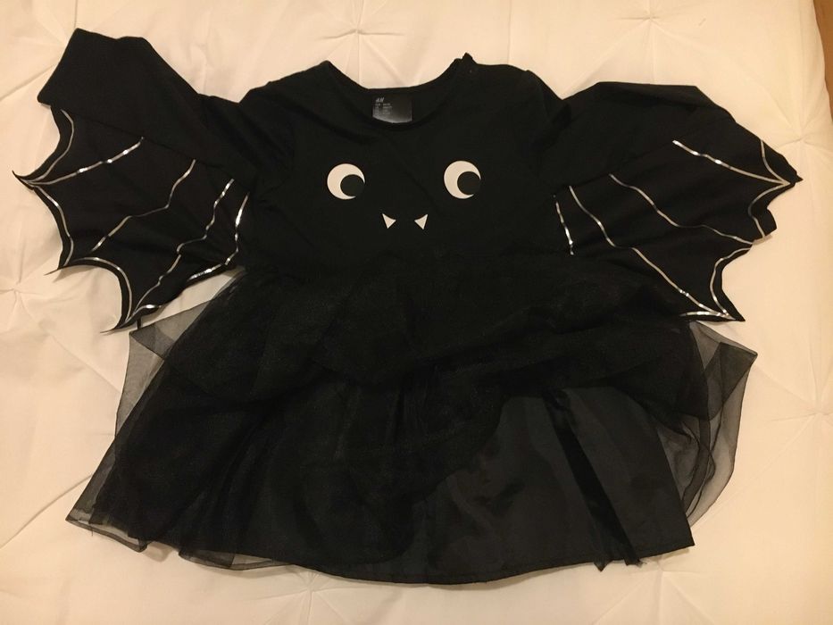 Fato/Vestido Carnaval Morcego bebé/criança 86/92cm H&M