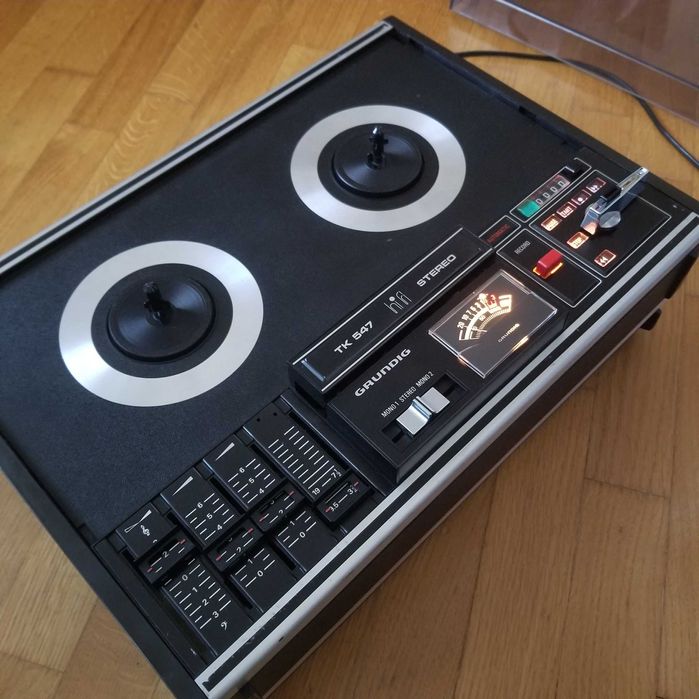 Магнитофон Grundig TK547 Hi-Fi бабинный катушечный