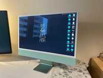 iMac M1, 8 GB RAM, 256 GB SSD Stan Idealny, plus Magic Mouse