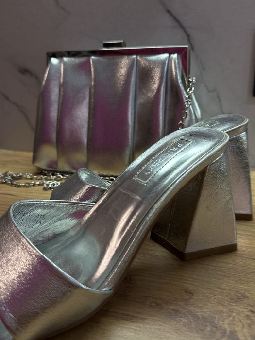 Комплект мюли и сумка