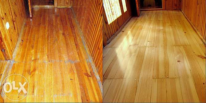 Шліфовка і циклювання паркету з повним відновленням у Києві