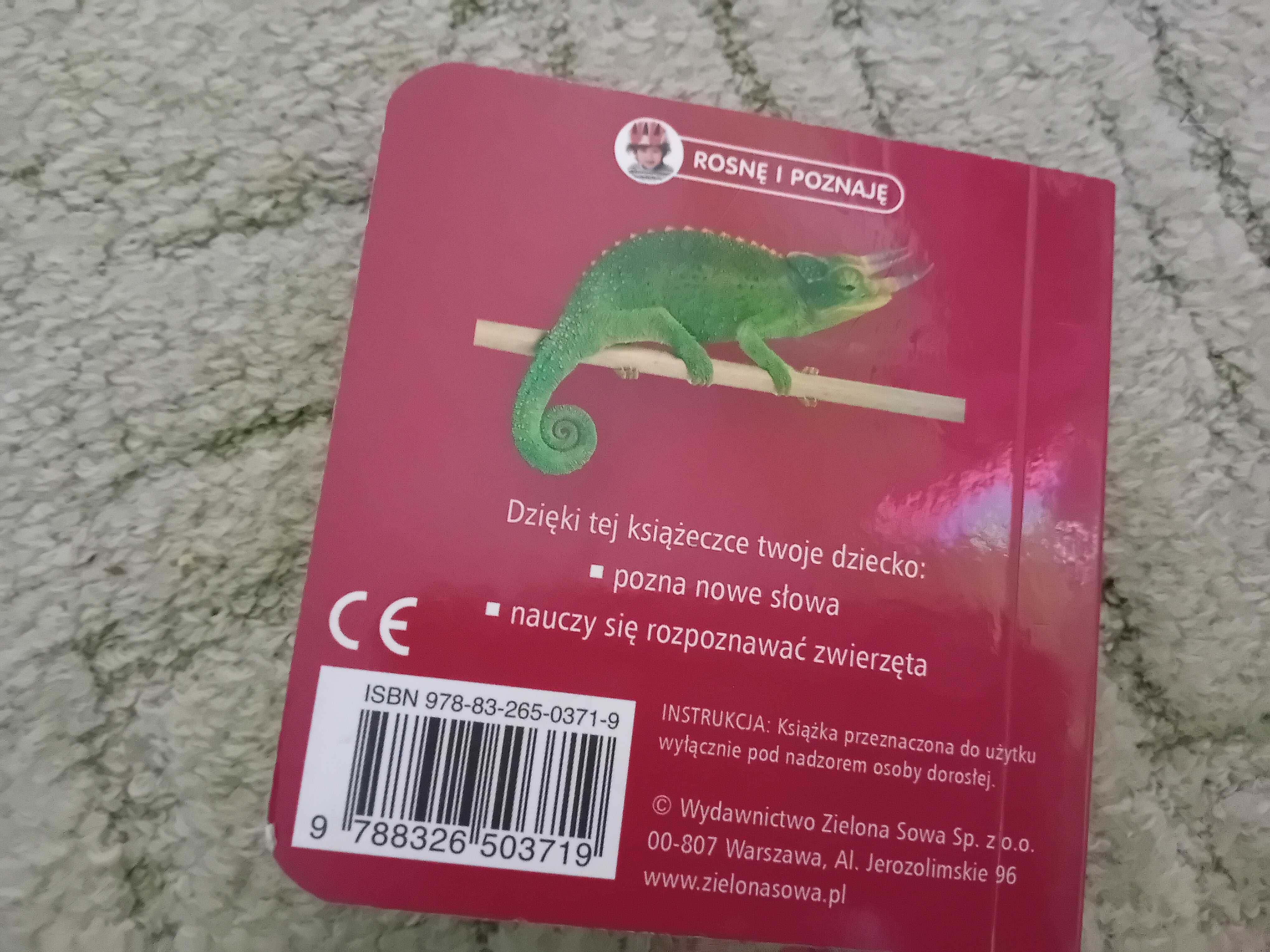 Książeczka rosnę i poznaję zwierzęta w zoo