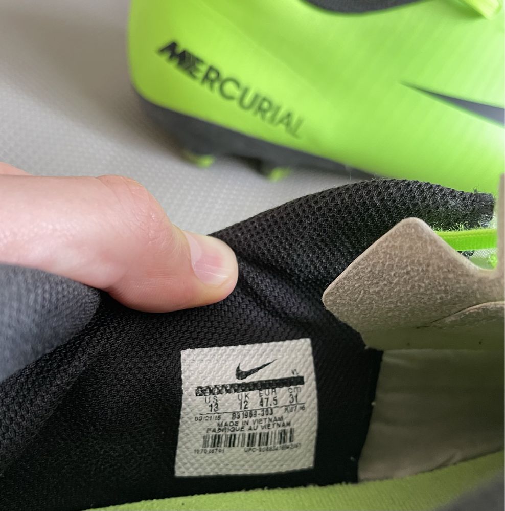 Nike mercurial original бутси для футболу