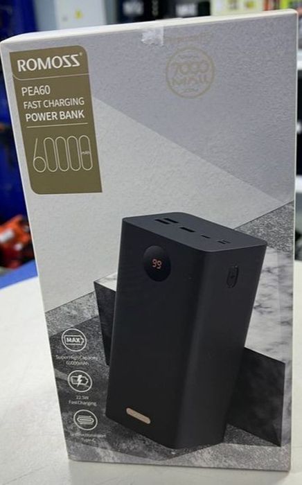 Повербанк Romoss PEA60 60000mAh Black