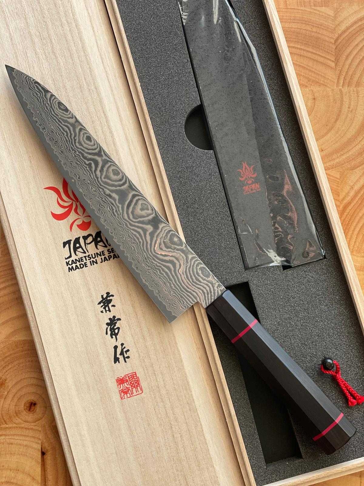 Nóż kuchenny KANETSUNE SEKI Namishibuki SG-2  Szefa kuchni+Saya KC-812