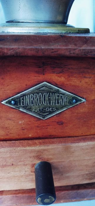 Stary młynek do kawy Leinbrock's Ideal przedwojenny