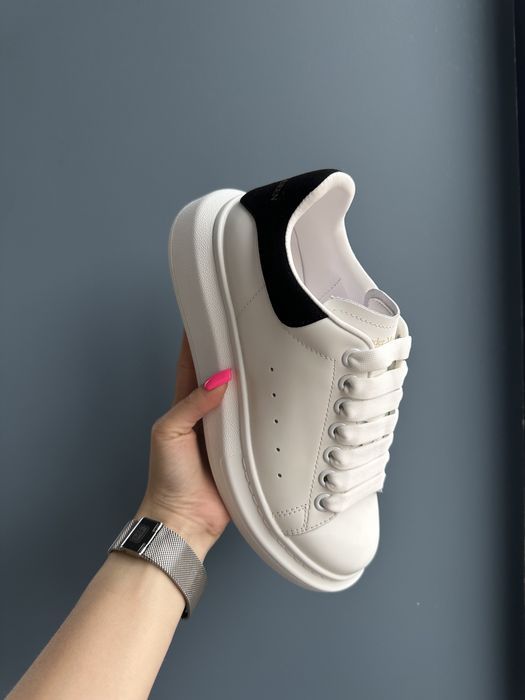 Кросівки Alexander McQueen Ivory Black White 36-40 ЛЮКС Обувь Кроссовк