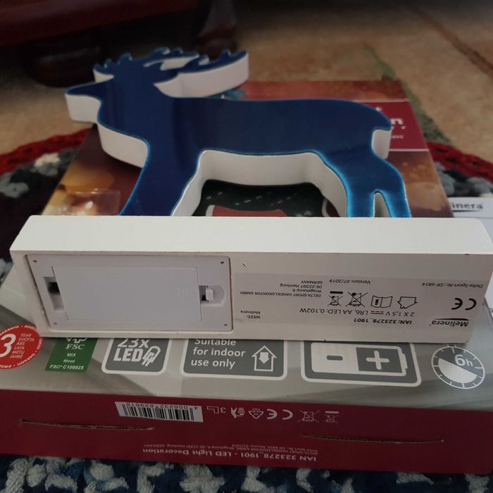 Jelonek 23 led, dekoracja efekt 3D.