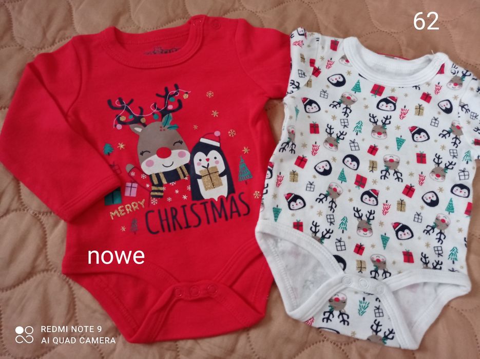 Zestaw bodów niemowlęcych dla dziewczynki rozm 62