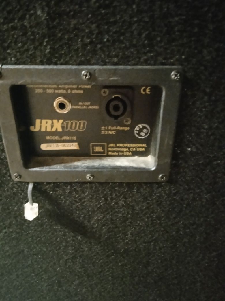 JBL jrx100 crest audio v900 nagłośnienie