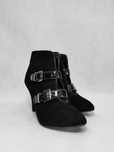 Buty botki damskie szpilki czarne w szpic LA REDOUTE 40 26,0cm BD0197