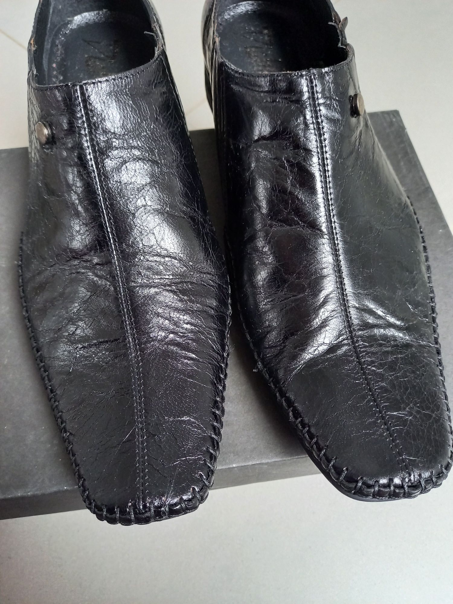 Pantofle męskie czarne rozmiar 40