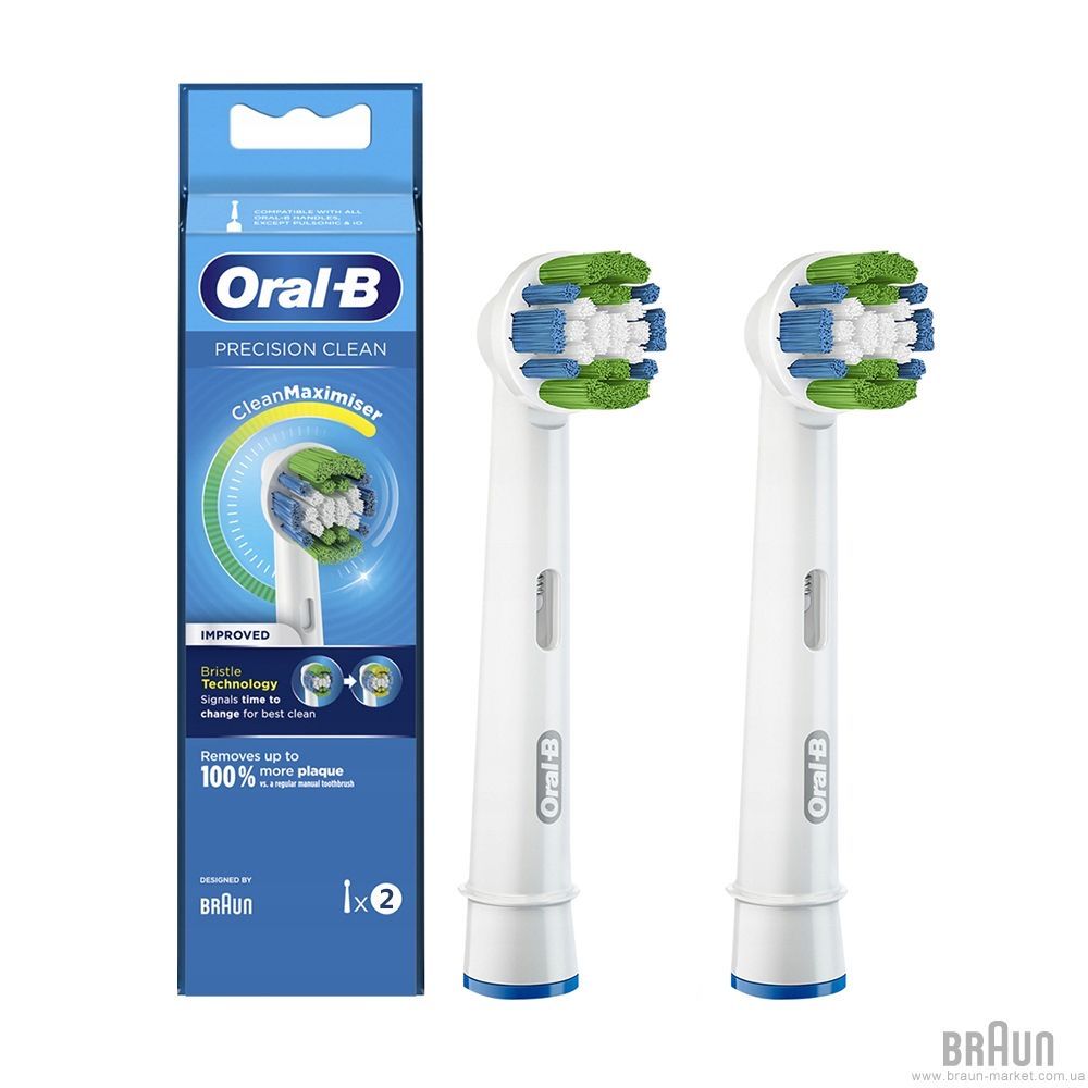 Зубні насадки Oral-B Precision Clean EB 20 2 шт.