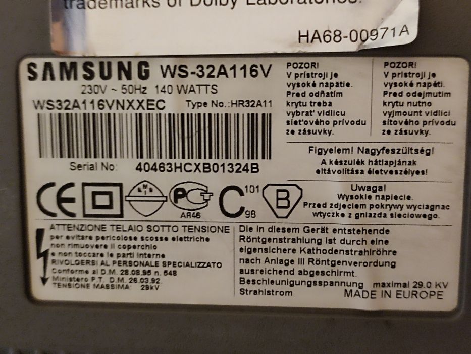 Conjunto televisão TV Samsung virtual dolby surround 100Hz. + Móvel TV