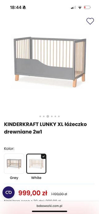 Łóżeczko dzieciece