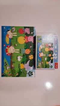 Puzzle 60 elementów Bing Peppa Bob budowniczny