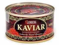 Lemberg Grand Premium Kawior z Łososia Gorbusza Czerwony 140 g