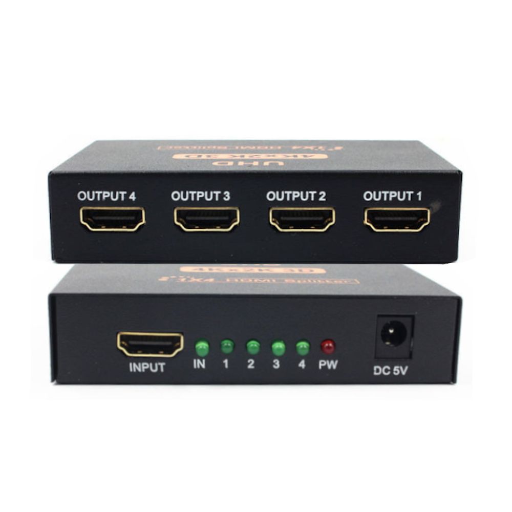 Splitter HDMI 1x4 audio / video 4Kx2K 3D UHD 2160p przejściówka