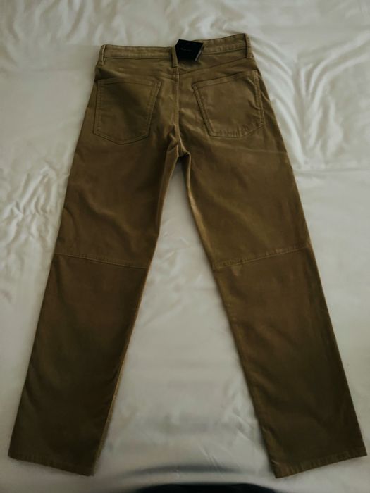 Calça de bombazina Slim Fit Massimo Dutti, nova com etiqueta