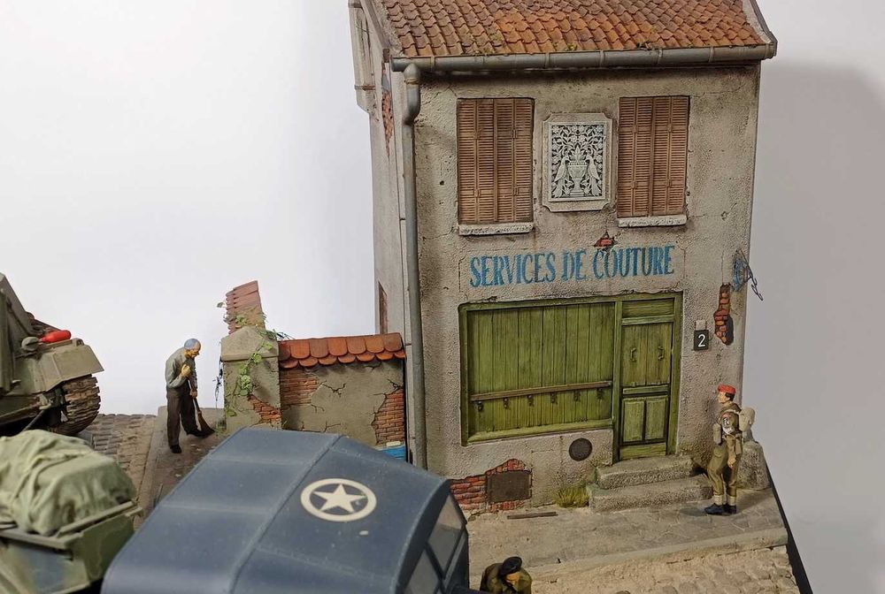 Profesjonalnie wykonana diorama 1/35