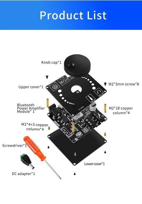 YS-AP50L усилитель мощности Bluetooth 2*50W. Звуковая карта.Підсилювач