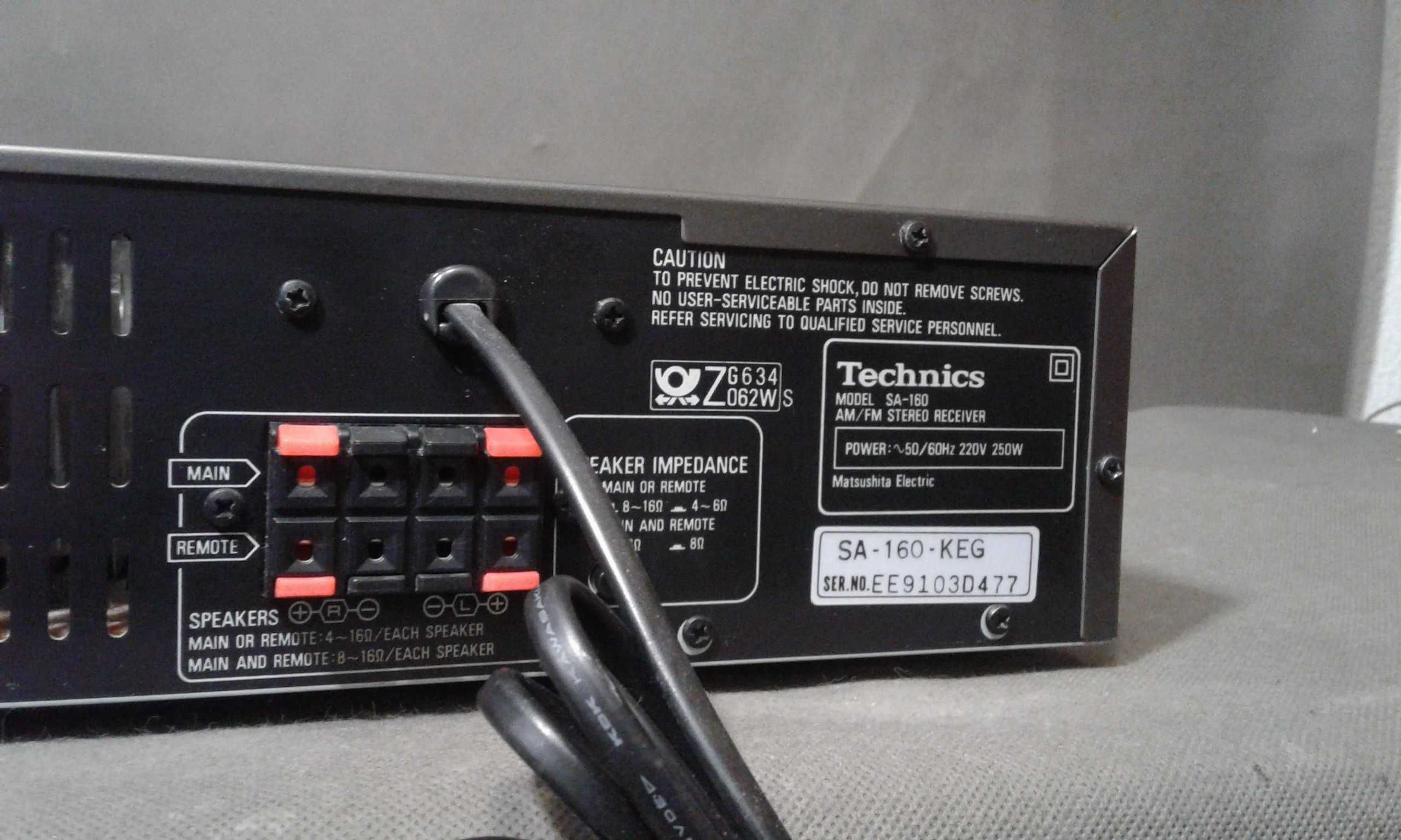TECHNICS SA-160,amplituner z korektorem
