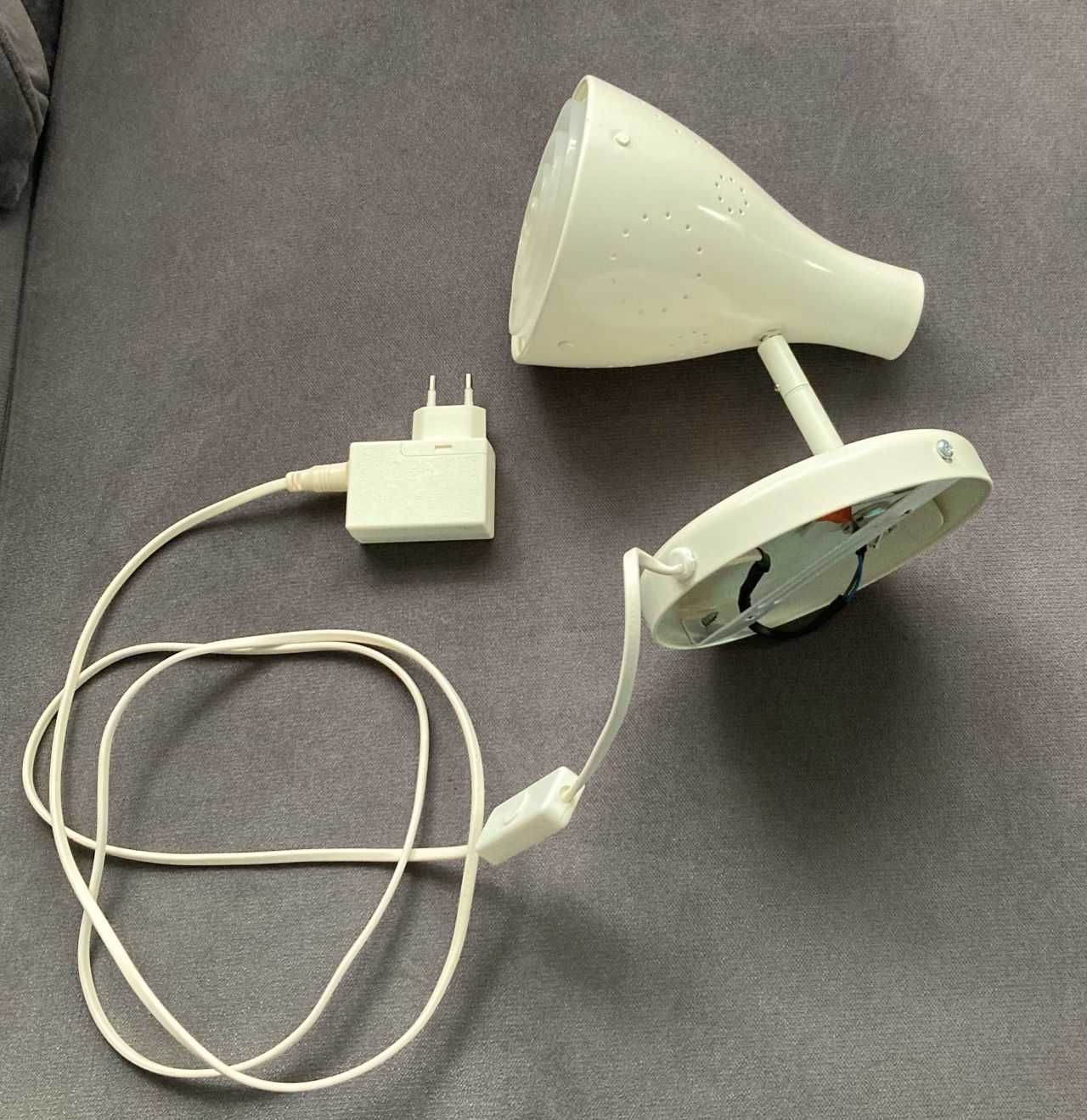 Lampa ścienna LED, biała