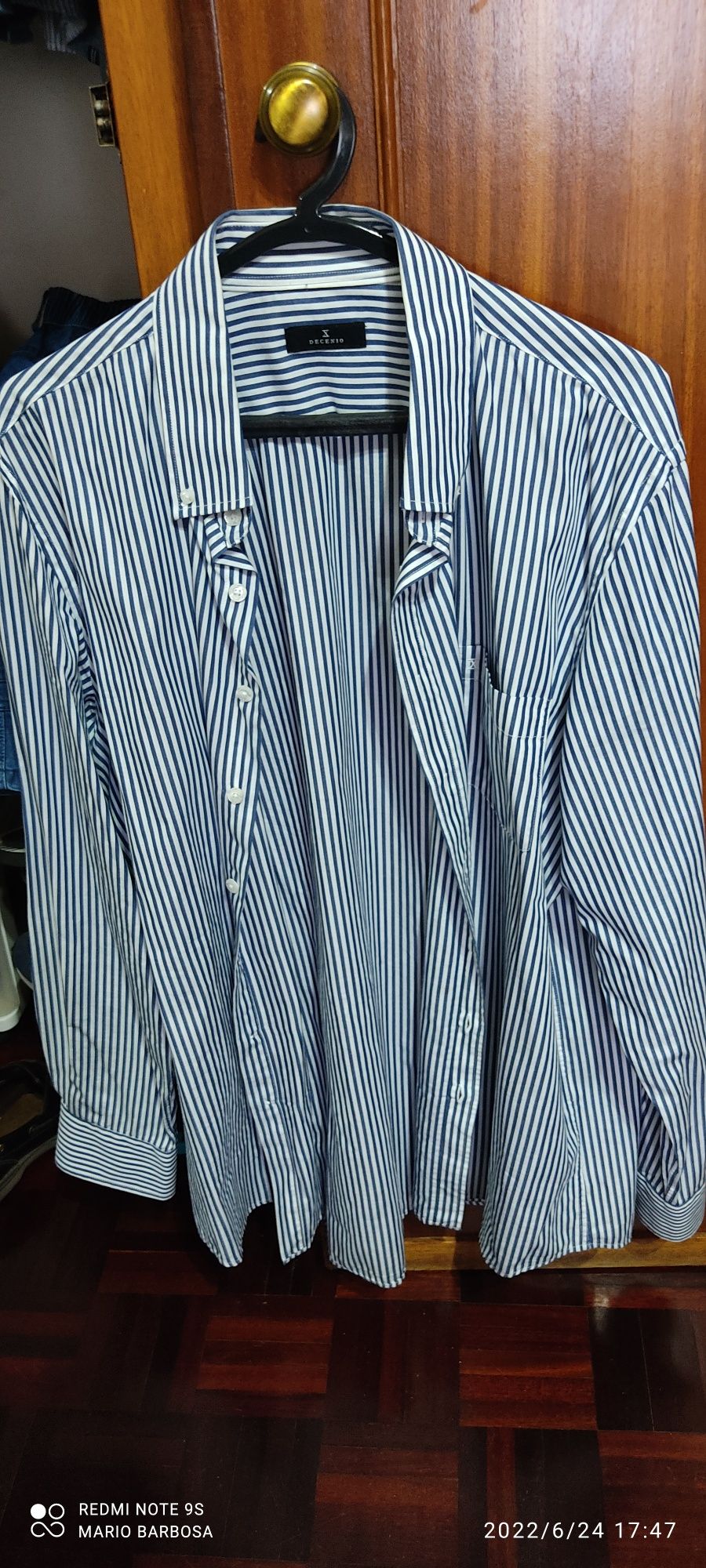 Camisa decenio tamanho xl