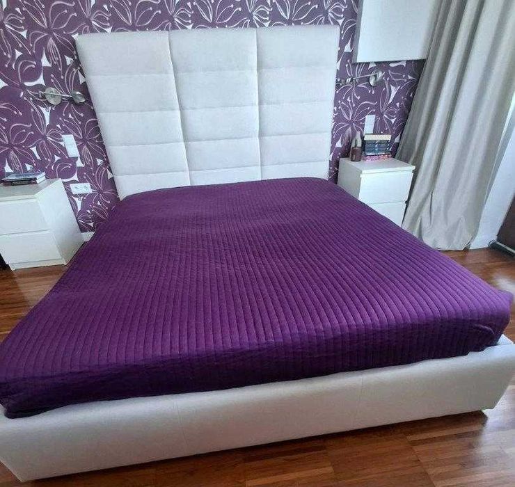Łóżko Tapicerowane, Pojemnik prawie nowe 160x200
