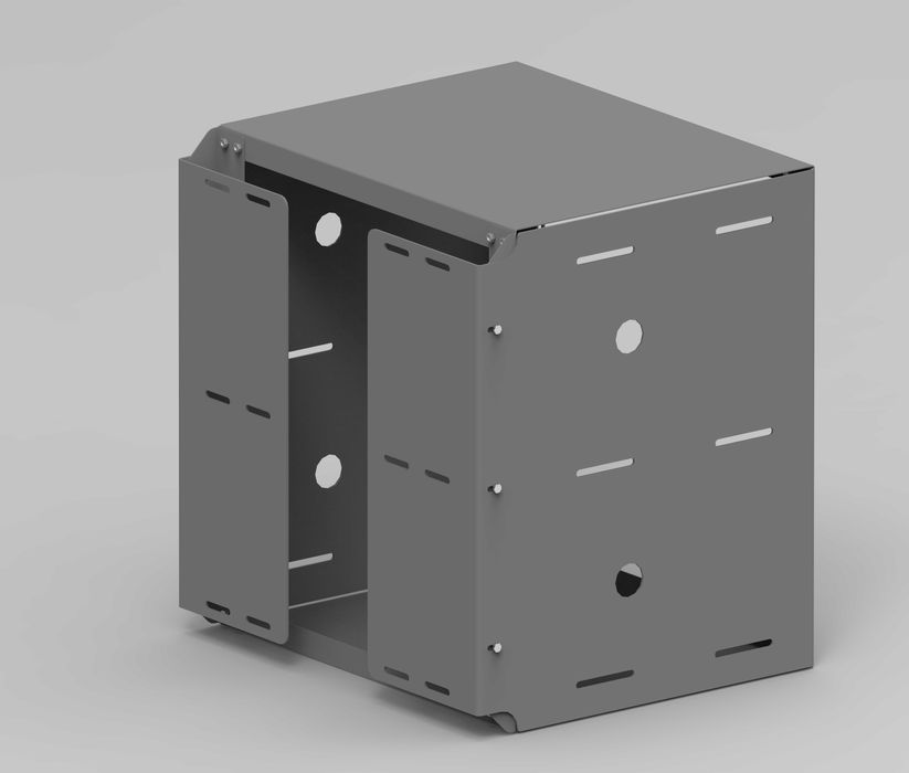 Szafa RACK 19 cali Profesjonalna, gruba stal 12U. Solidna konstrukcja.