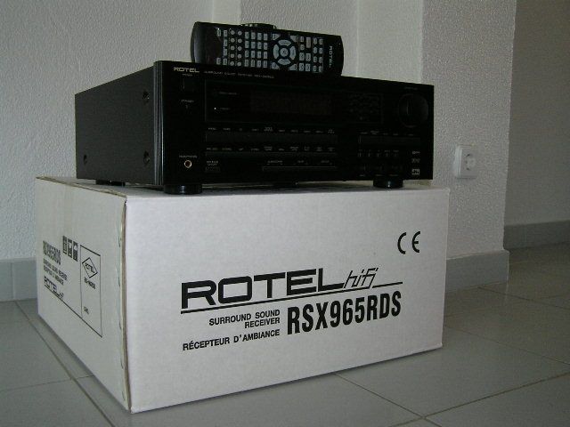 Rotel AV Amplificador Receiver Rsx 965 DTS DOLBY DIGITAL 5.1