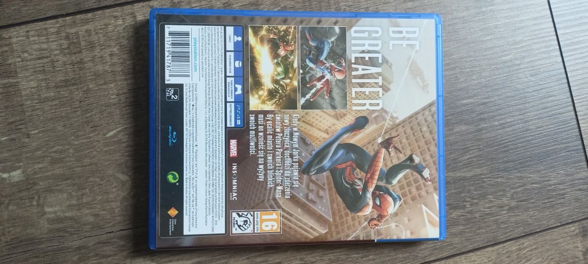 Gra płyta PS4 Spider-Man