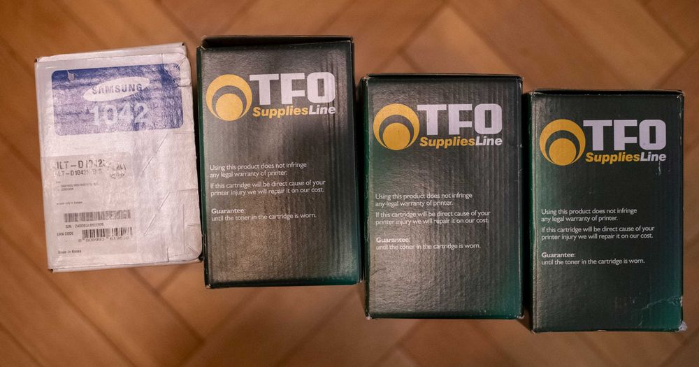 4 x Toner Samsung MLT-D1042S D1082S Zestaw Zamiennik TFO Nowy OKAZJA!